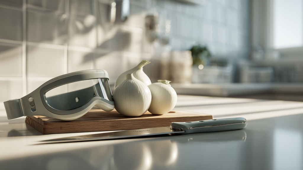 玉ねぎカッターとゴーグルのセット