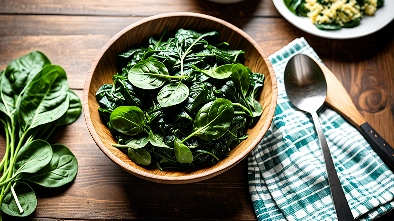 栄養豊富なほうれん草を使った料理例