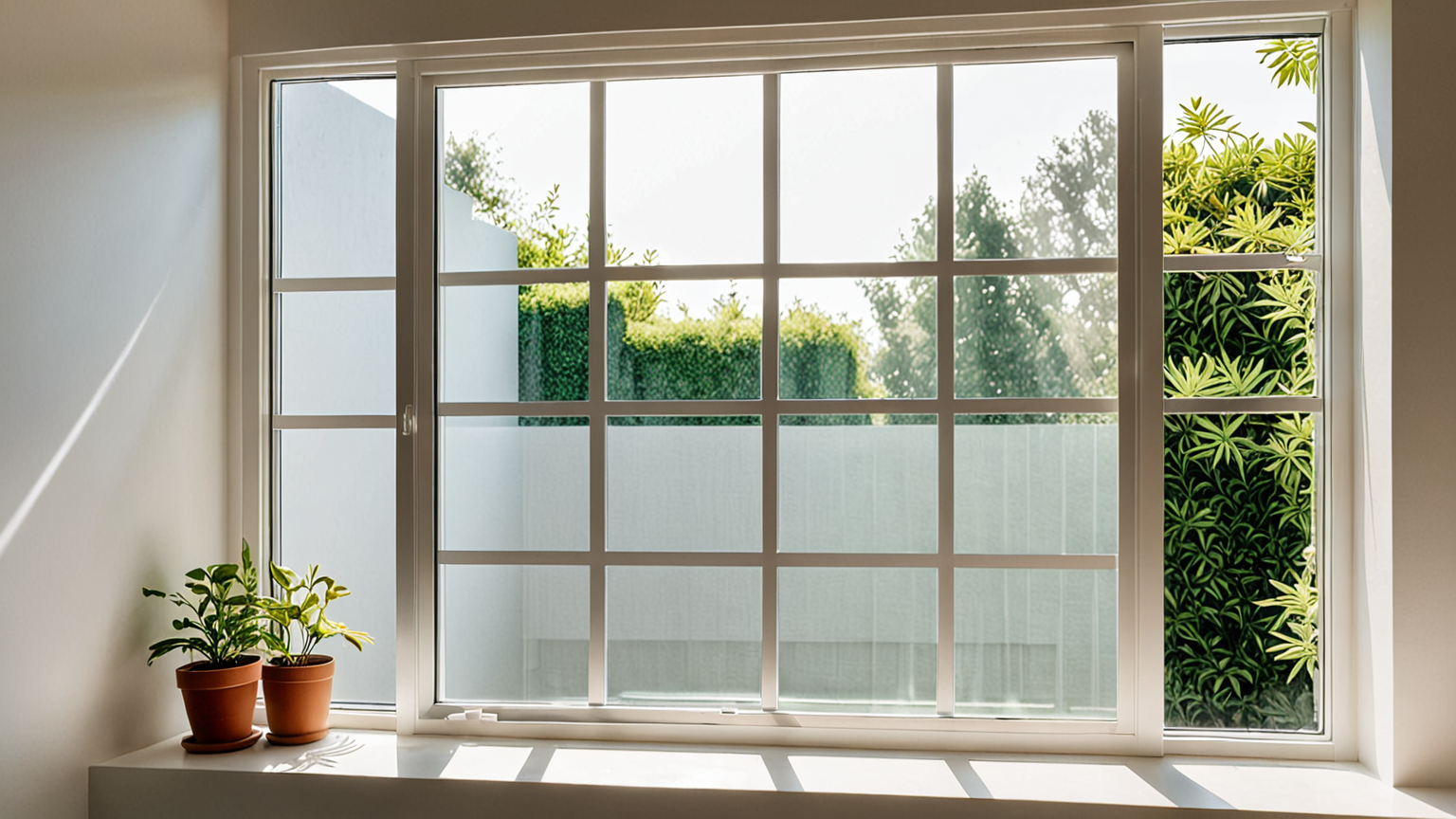 補修後の網戸のアップ