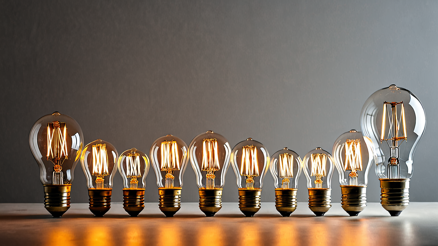 電球のサイズと口金表示の例