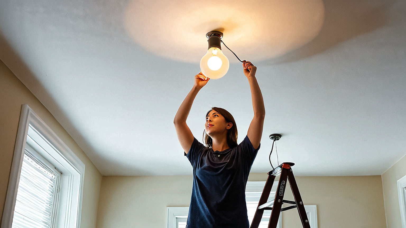 電球交換の手順図解