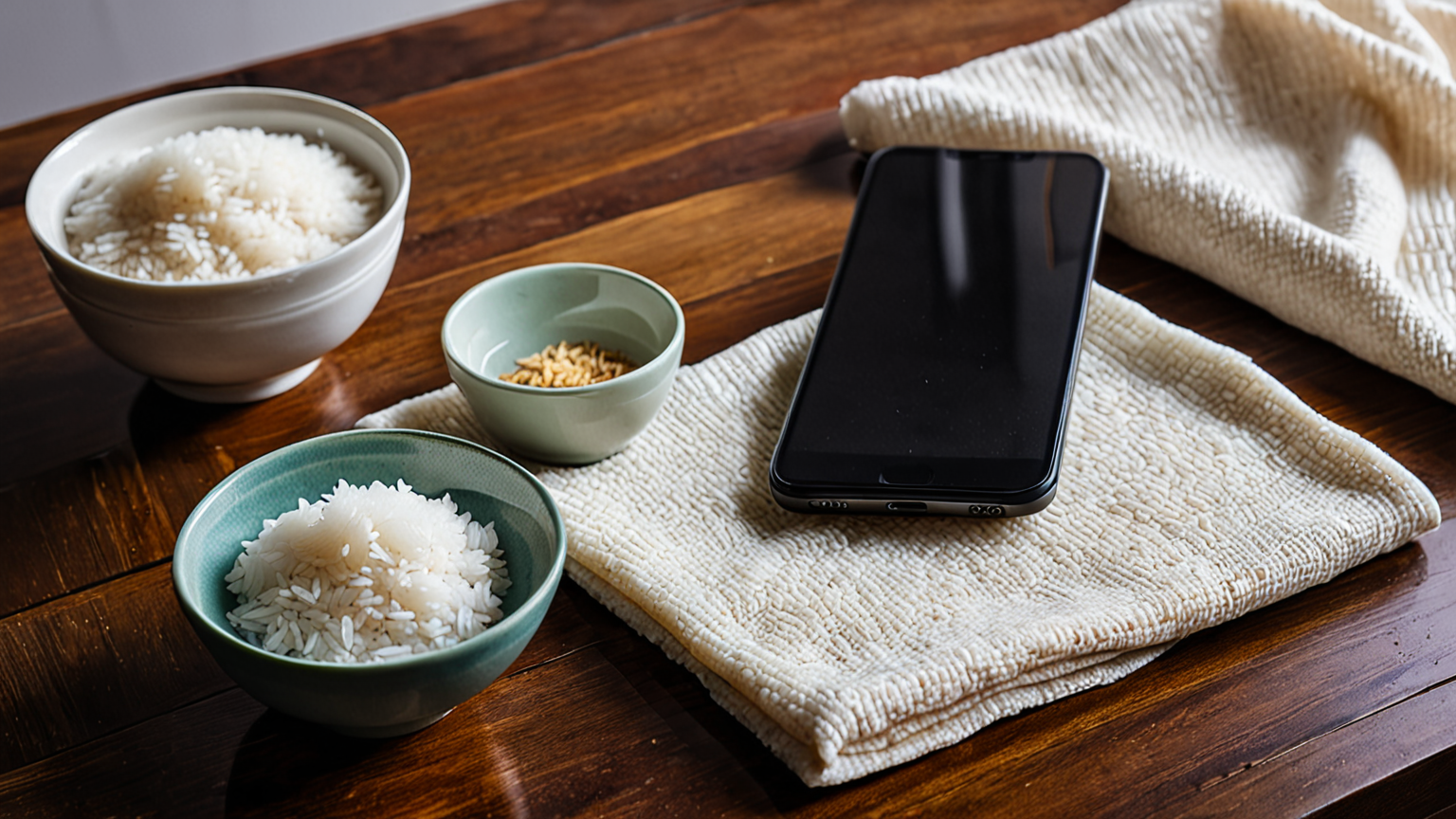 スマホの水没復活に備えて準備する道具