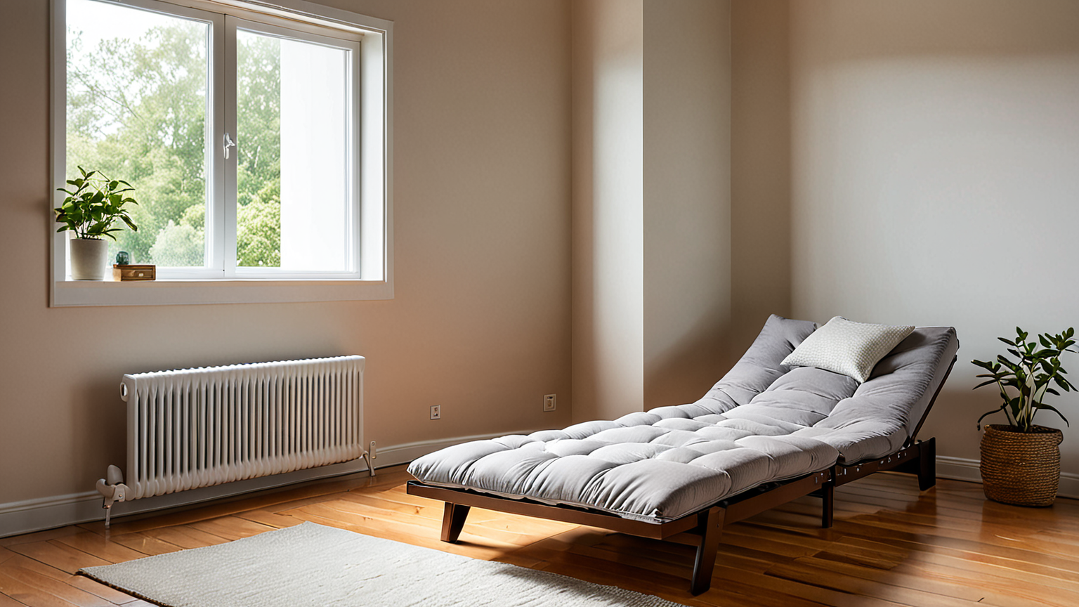 布団乾燥機を使う様子