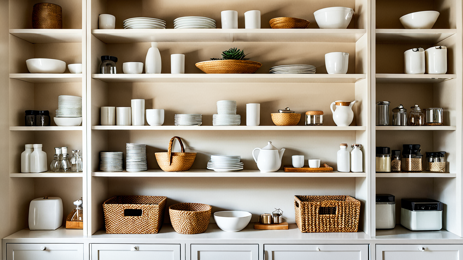 整理整頓された収納スペース