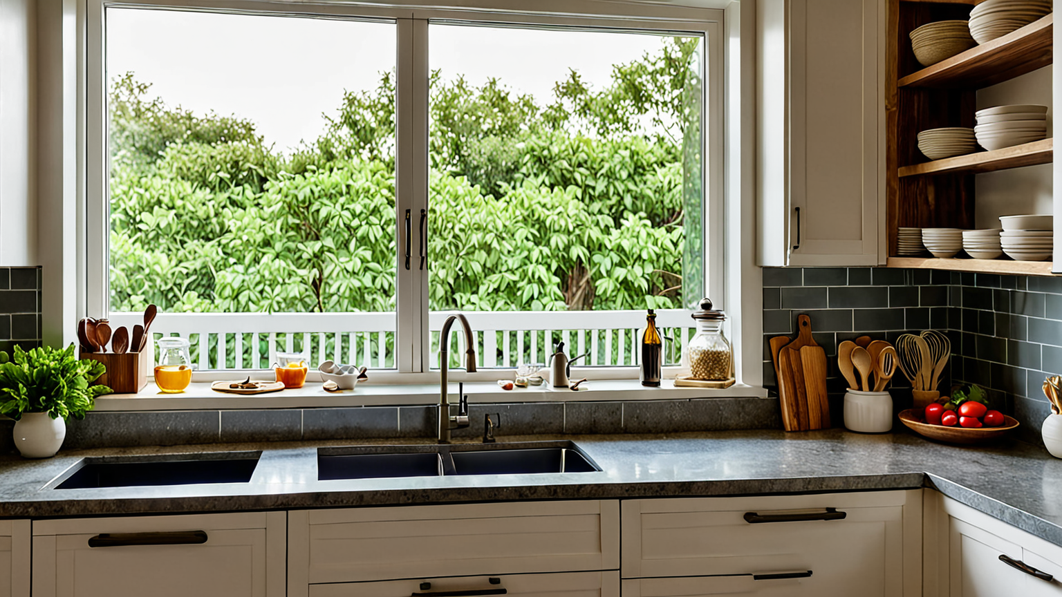 キッチンでの調理風景