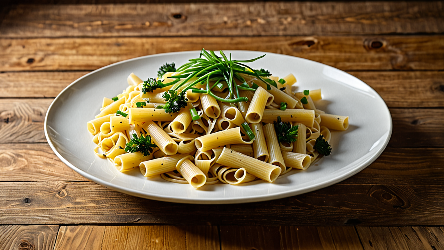 ネギの青い部分を使った洋風パスタイメージ