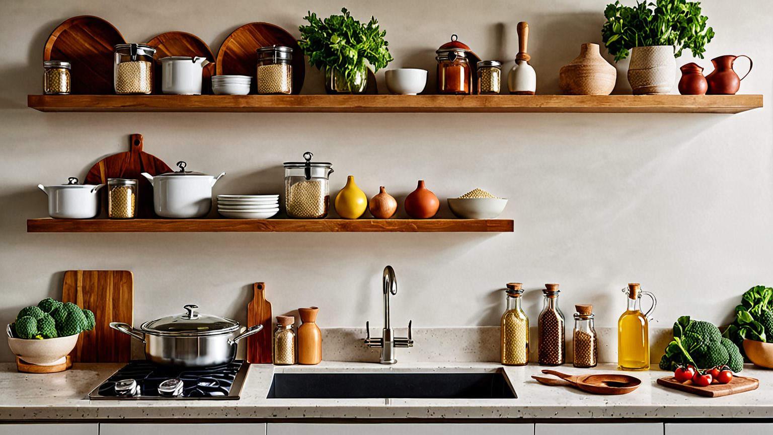 キッチンで調理をしているイメージ