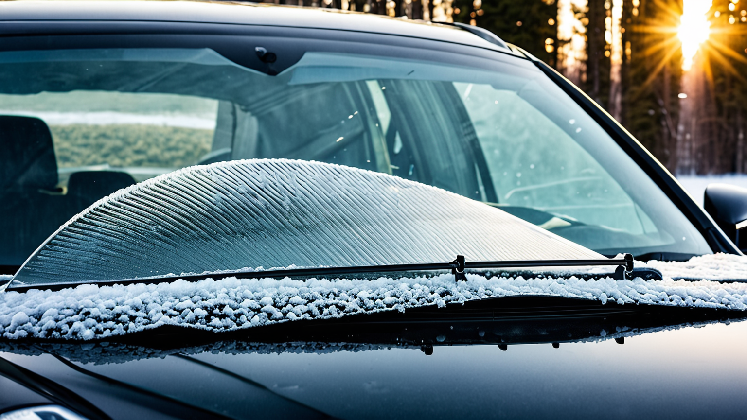 フロントガラス用スクレーパーとヒーター