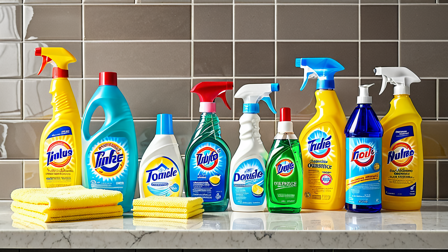 家庭用洗剤や専用クリーナーのイメージ