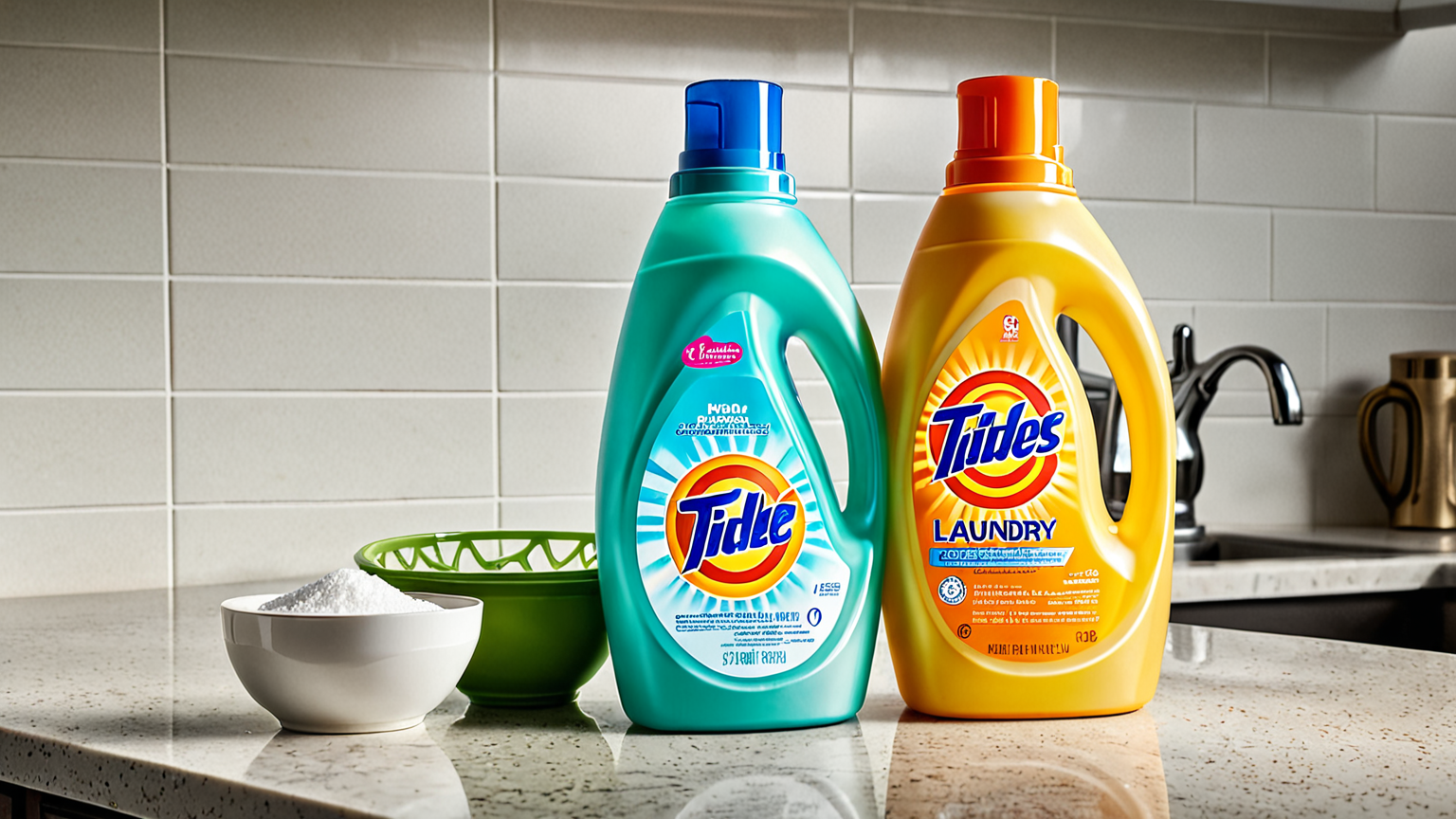 洗剤の計量カップと使い方のイラスト