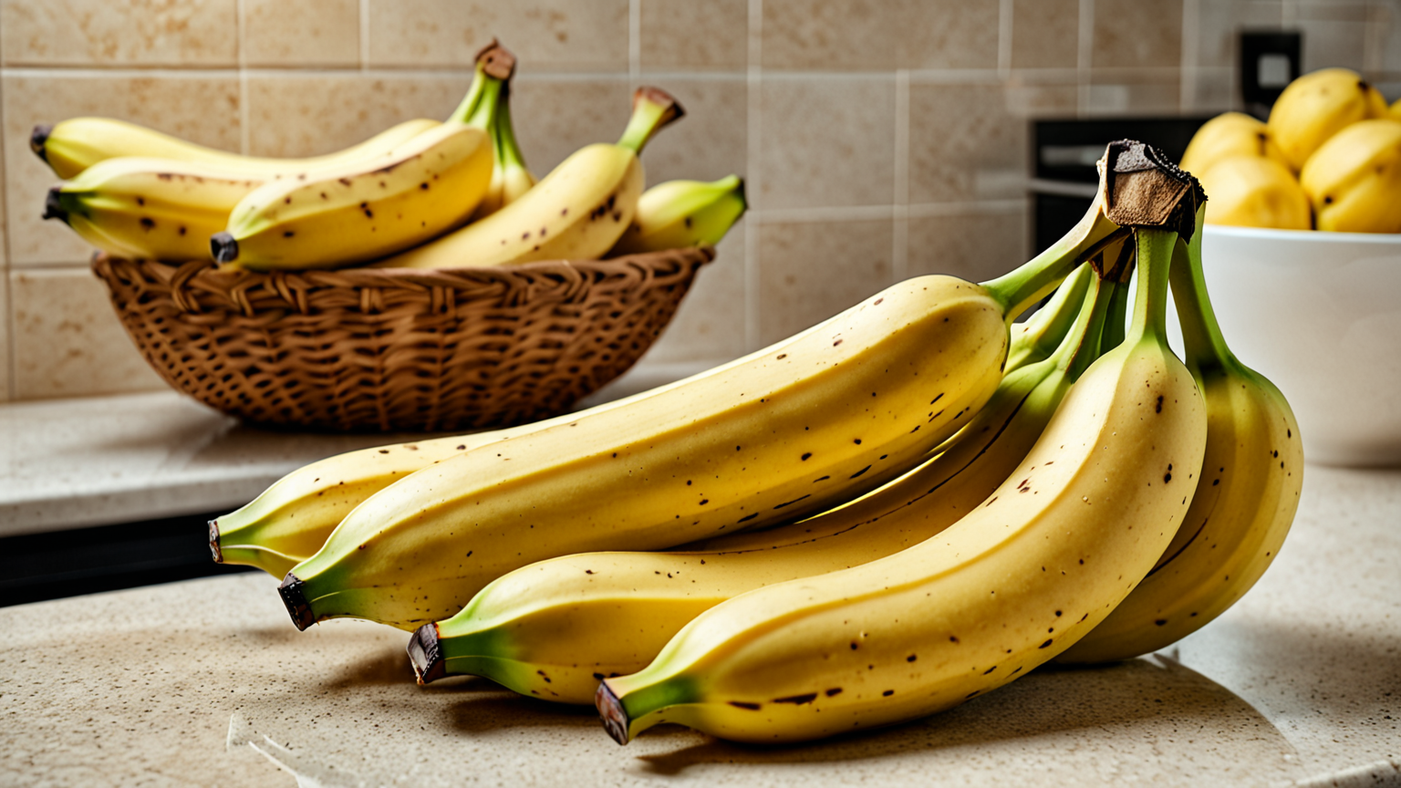傷んだバナナと健康なバナナの比較