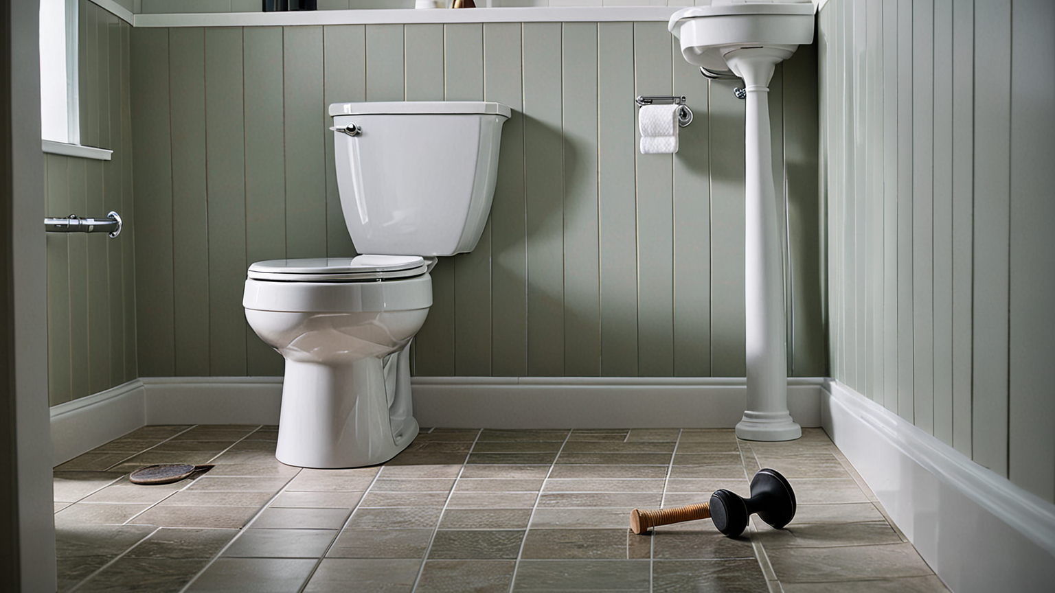 ラバーカップを使ってトイレの詰まりを解消する手順