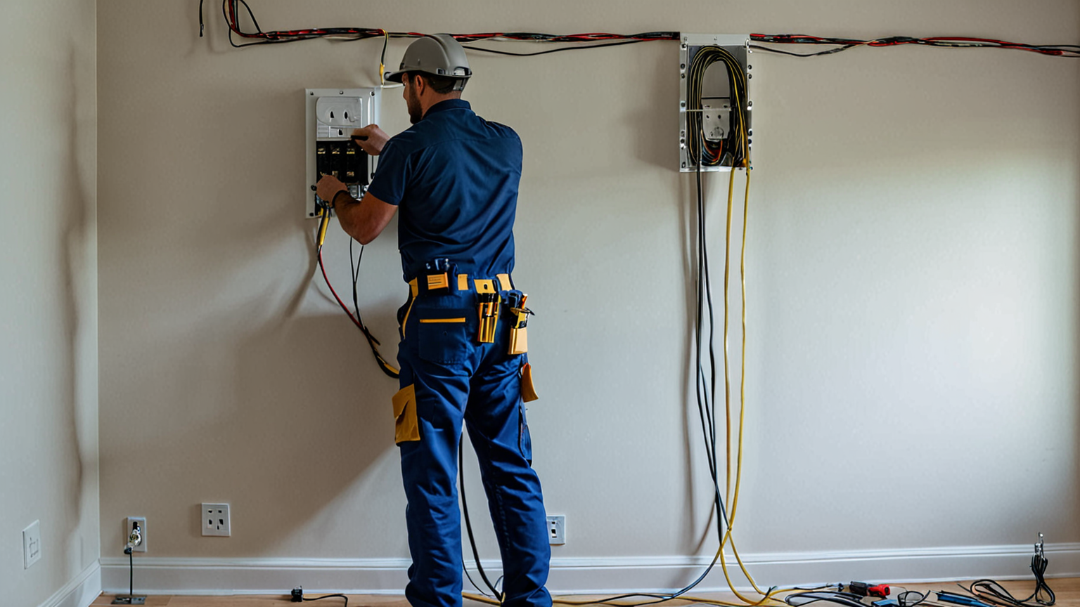 電気配線の点検イメージ