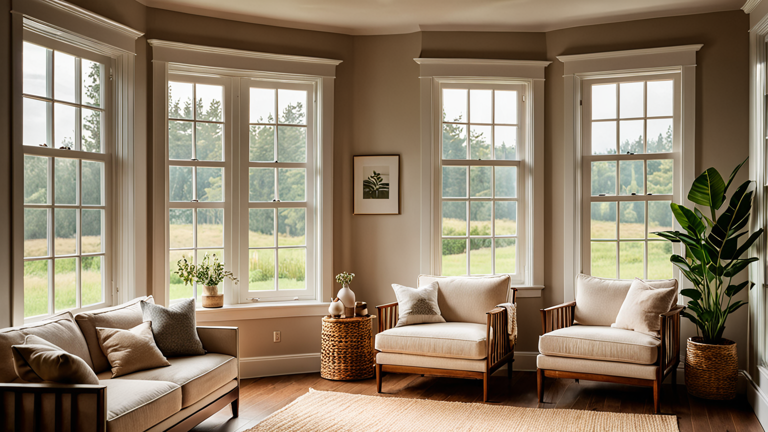 窓を閉めている家のイメージ