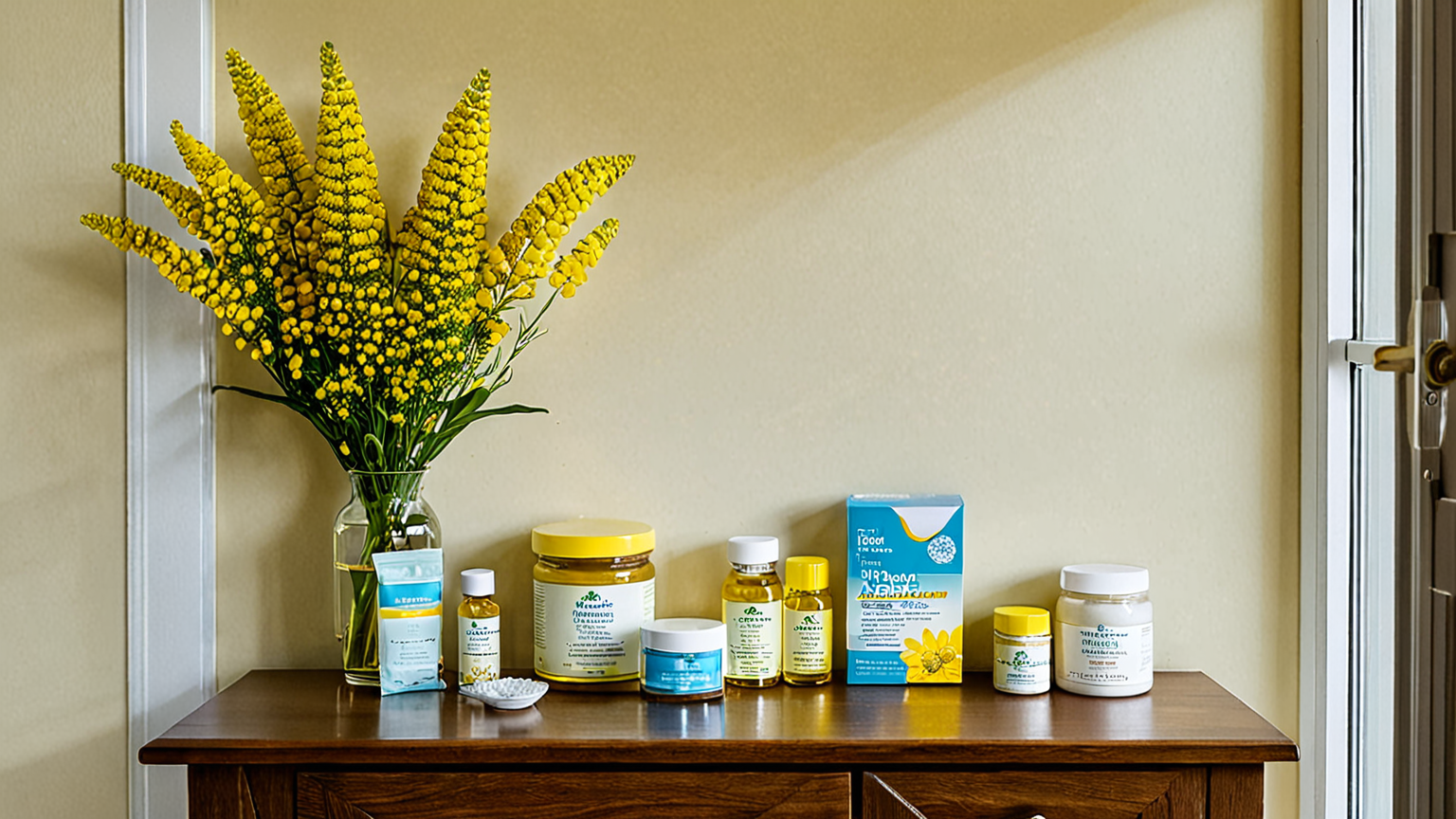 玄関の花粉対策グッズ