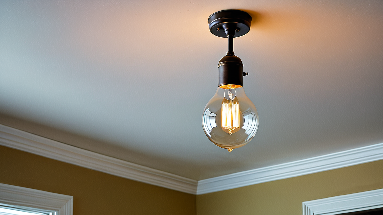 電球と照明器具のイメージ