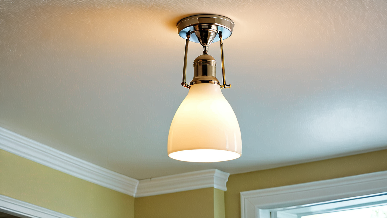 電球を交換している手元の写真