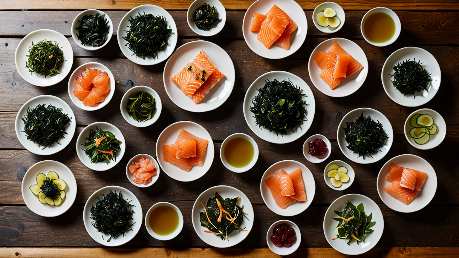 具材の盛り合わせ(鮭フレーク、昆布、梅干しなど)