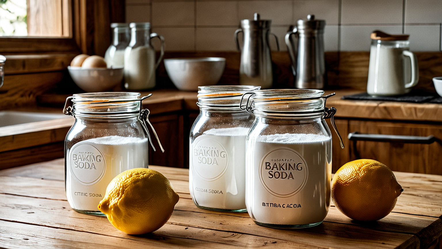 重曹とクエン酸の瓶
