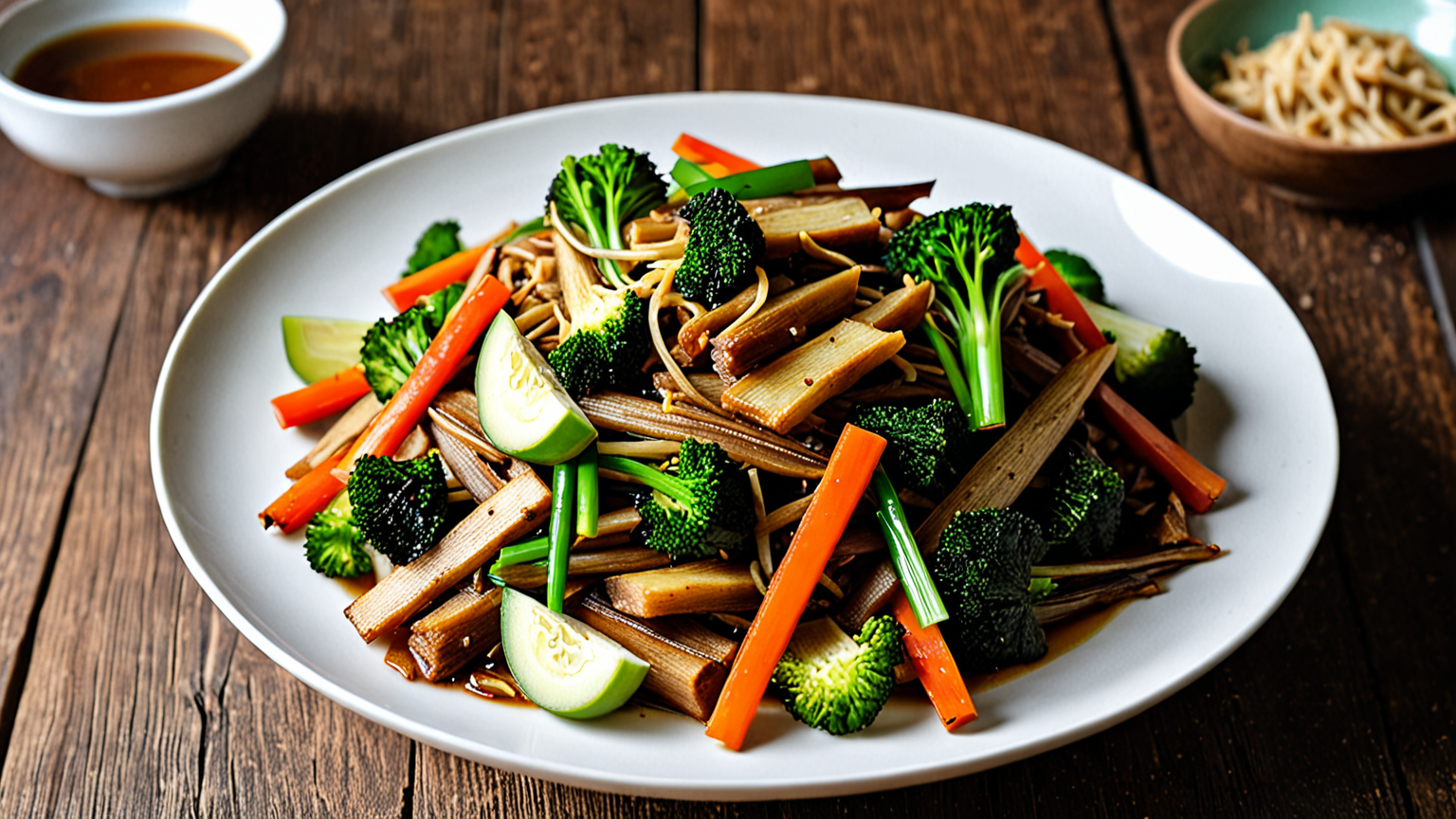 ごぼうのきんぴら完成イメージ