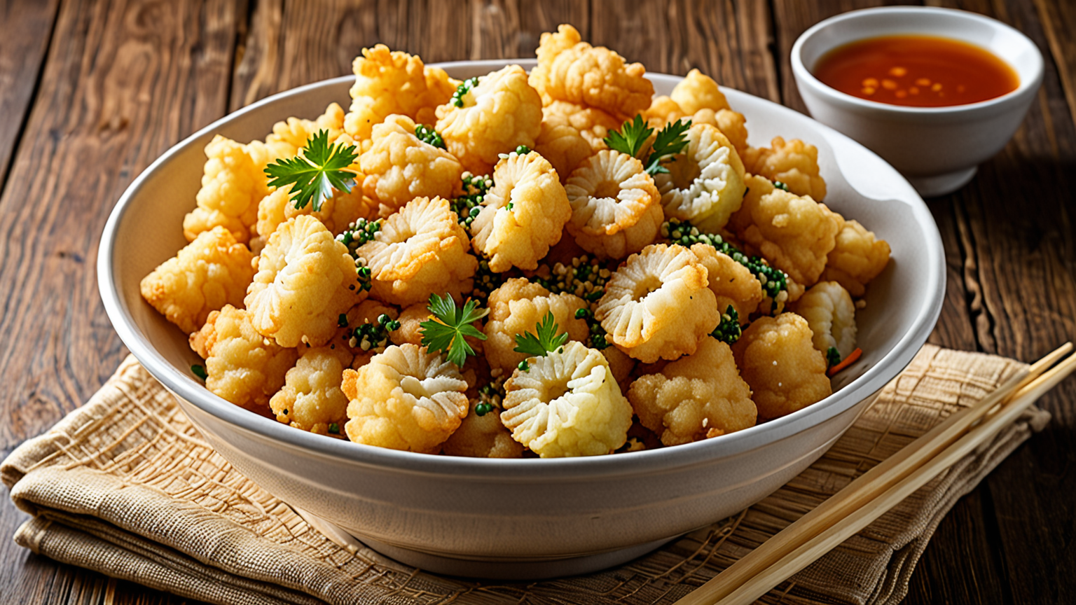 揚げ玉を使った料理のイメージ