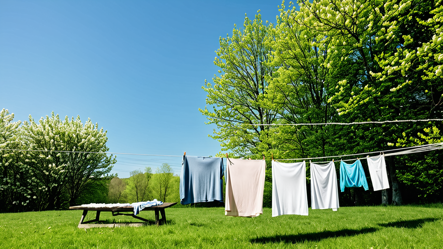 春 黄砂 対策 洗濯物のイメージ画像