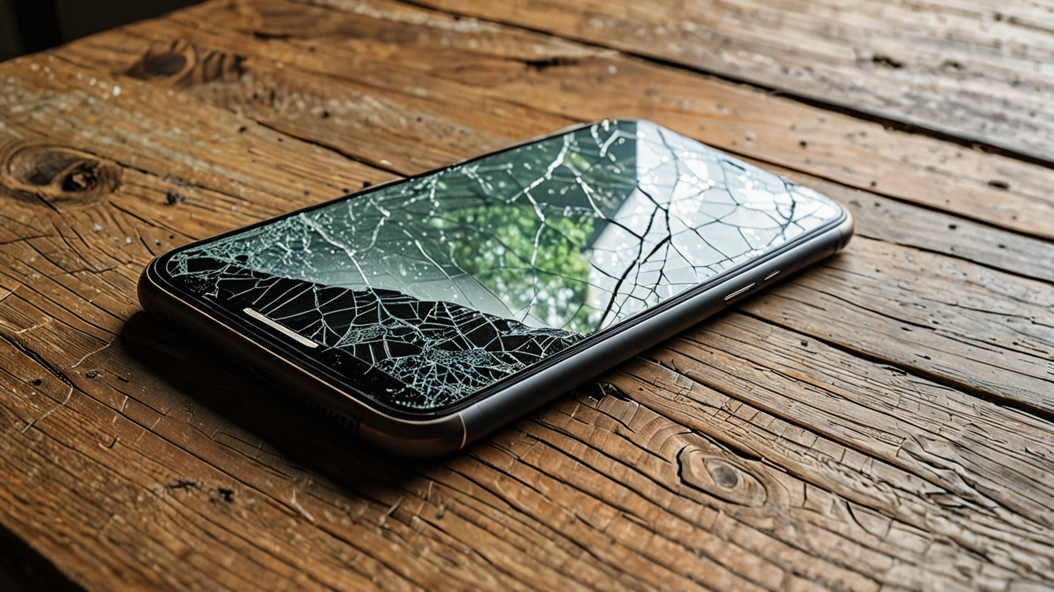 スマホ 画面 割れた 応急処置のイメージ画像