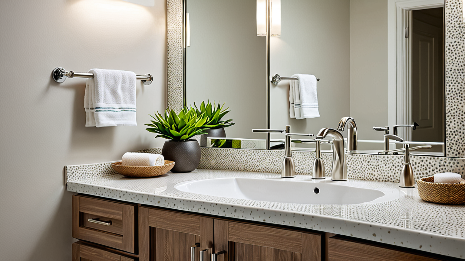 洗面所 鏡 水垢 落とし方 クエン酸のイメージ画像