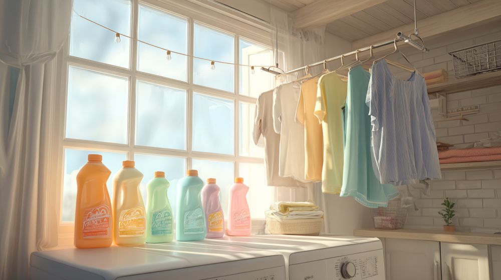 洗濯物に適した洗剤と洗い方のイメージ