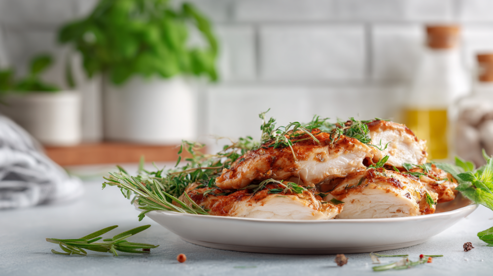 鶏肉の下味冷凍を使った料理完成図