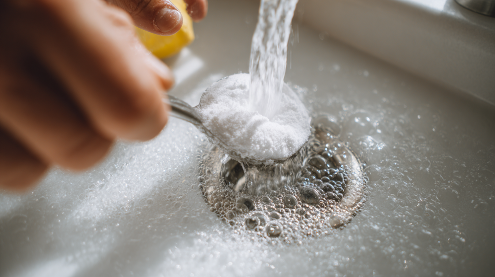 実際に排水口の詰まりを解消した様子