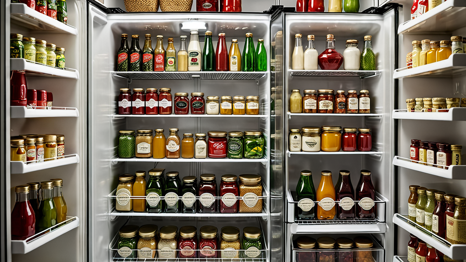 冷蔵庫の調味料収納