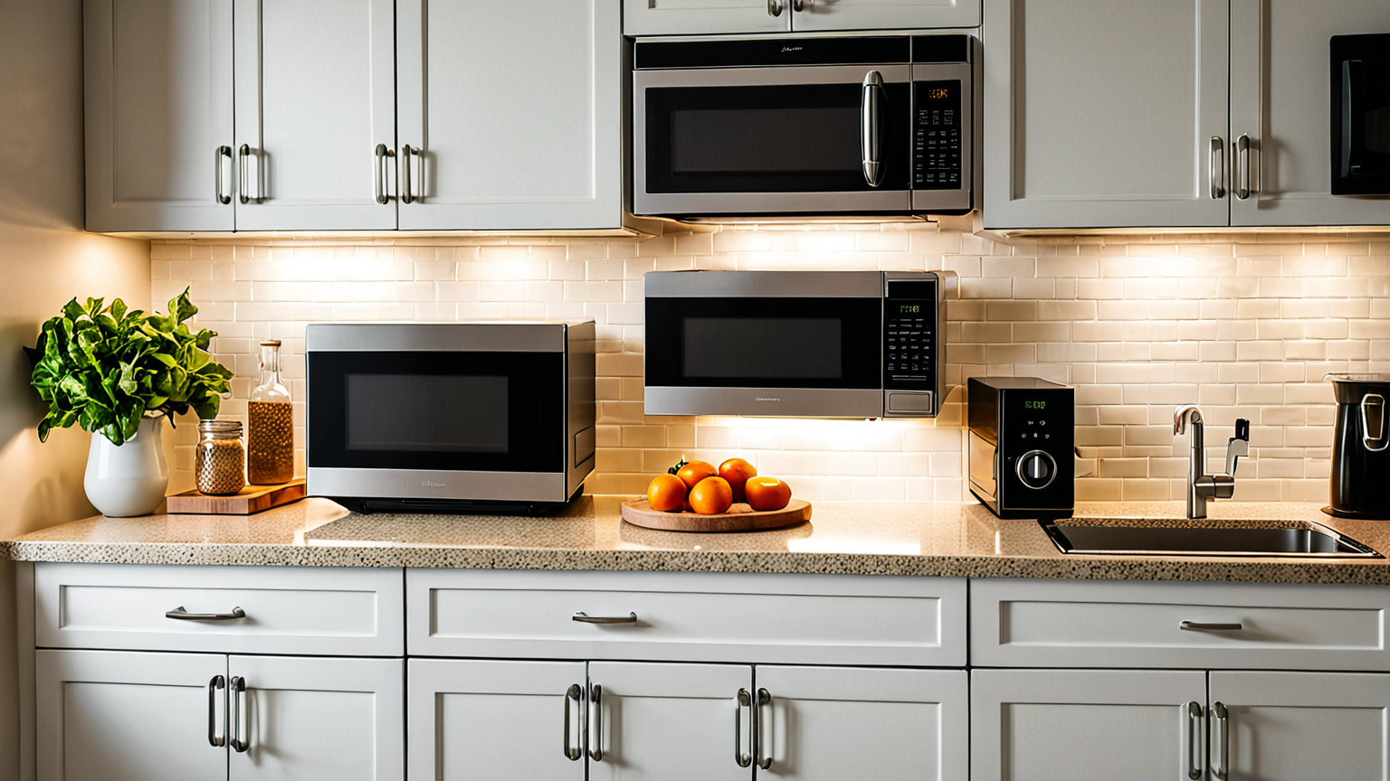 電子レンジの安全な使い方を示すイメージ