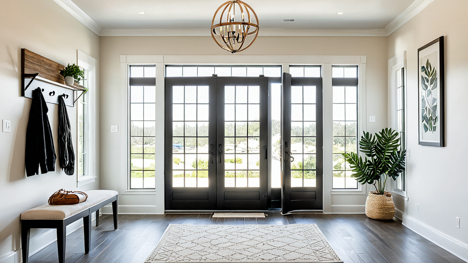 明るく広々とした玄関イメージ