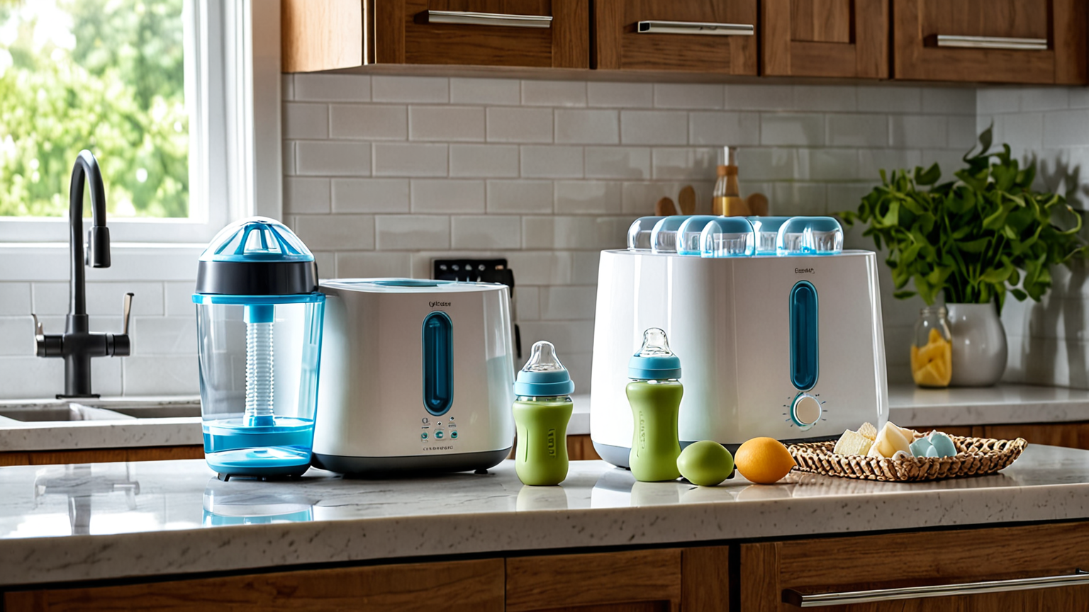 キッチンの清潔な調乳環境