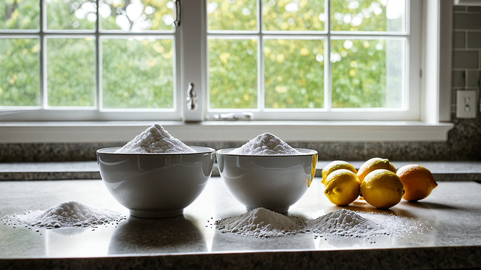 重曹とクエン酸のイメージ