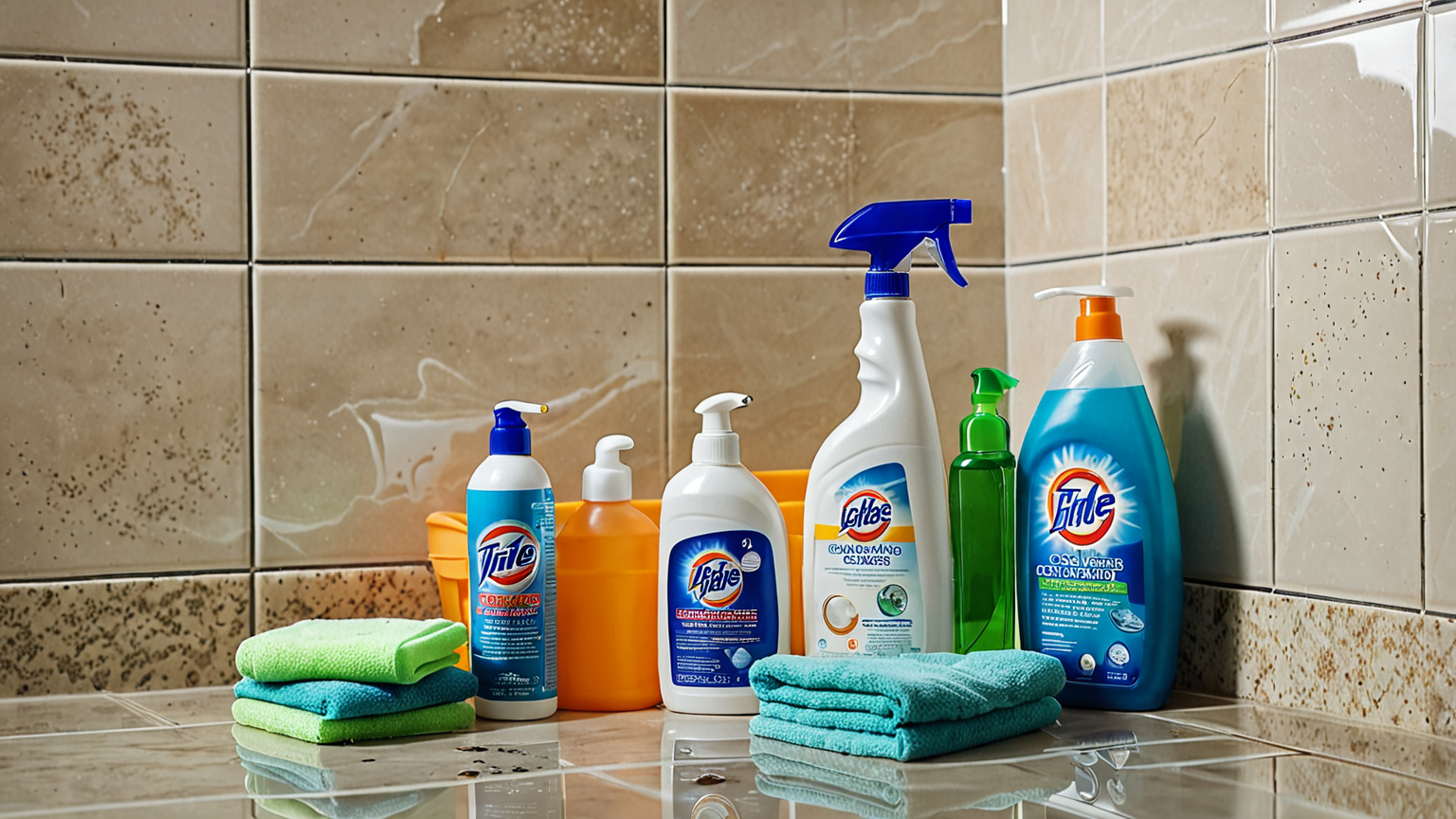 カビ掃除をする手元の写真