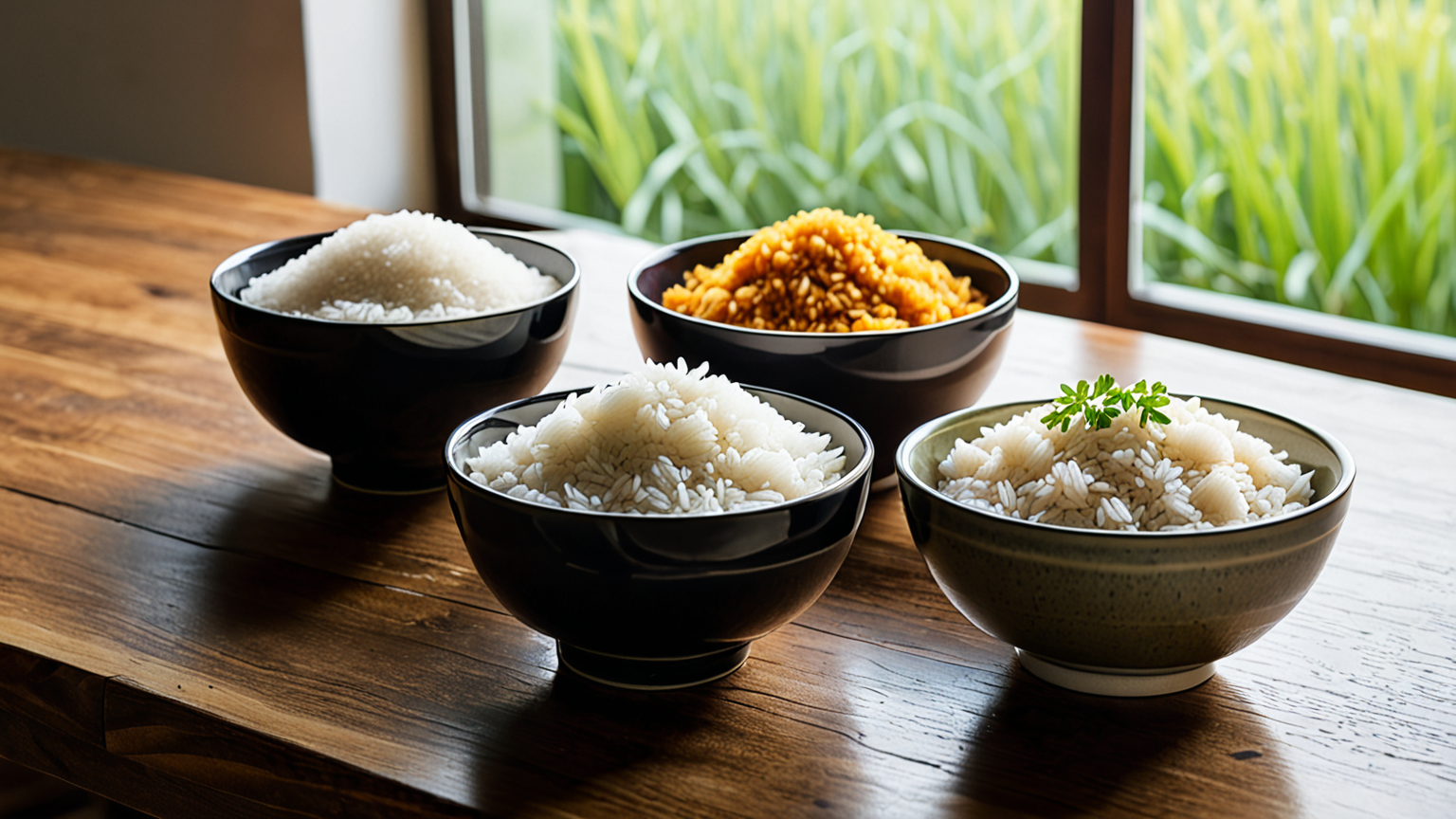 温め時間の違いによるご飯の食感比較イメージ