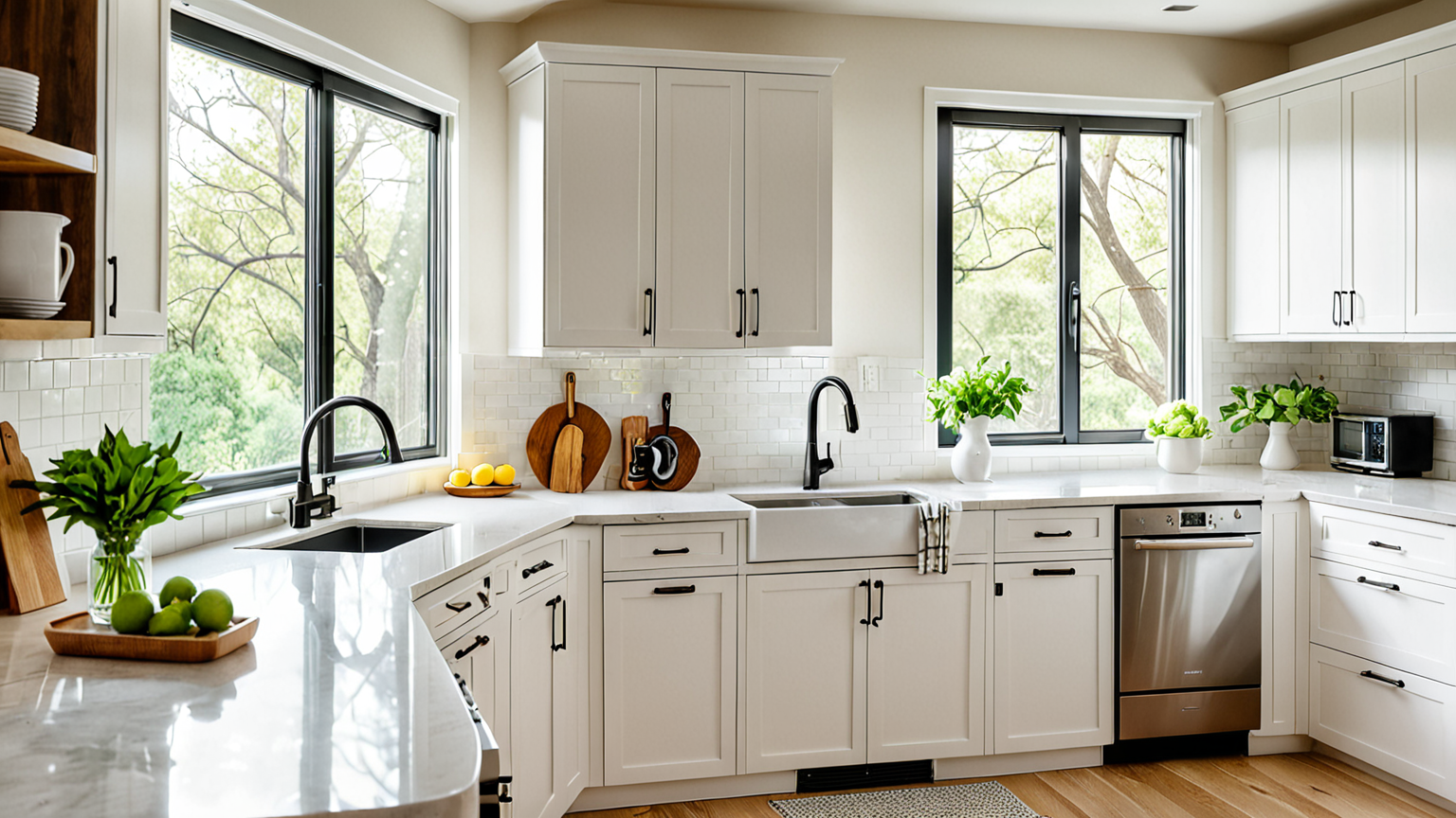 キッチンや家電の掃除風景