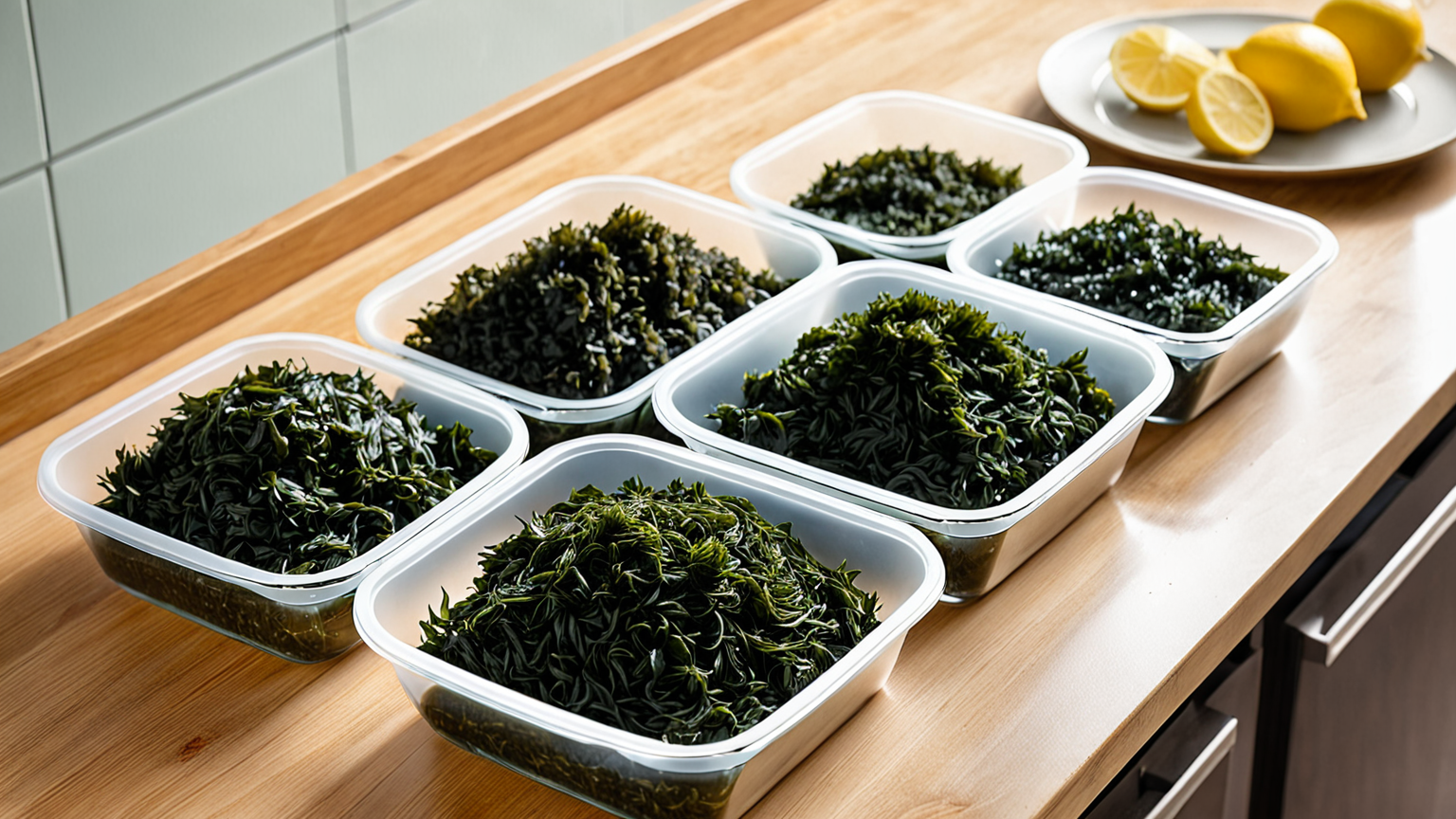 密閉容器に入った冷凍保存のひじき煮物