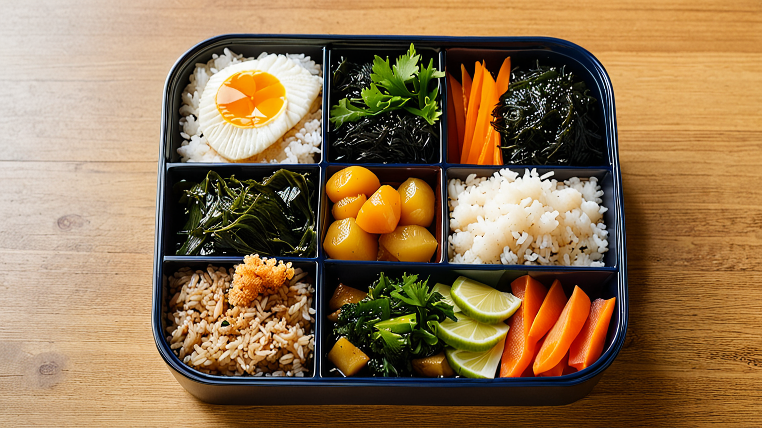 ひじきの煮物を使ったお弁当の写真