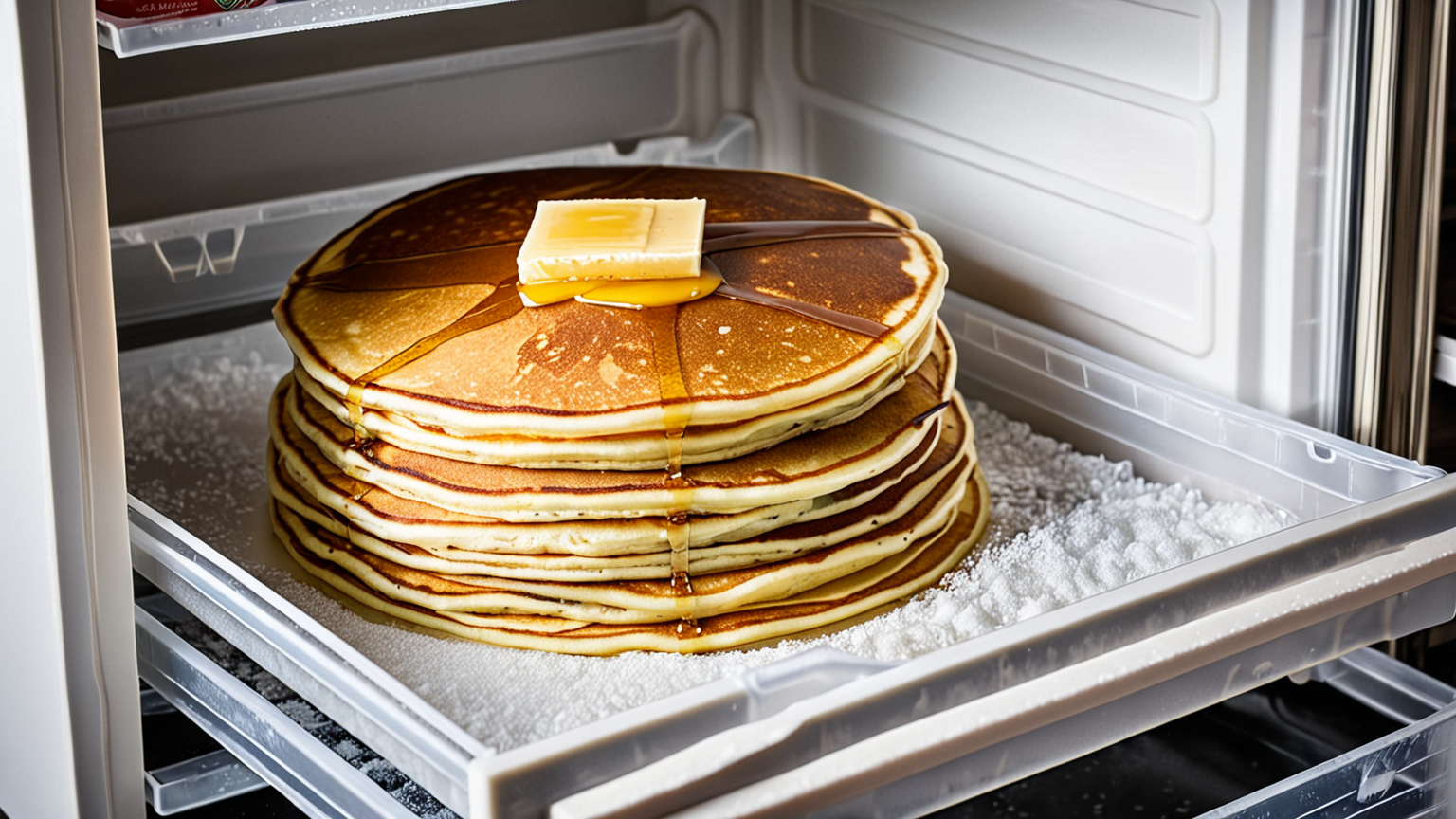 ホットケーキを冷凍保存する際の注意点のイメージ