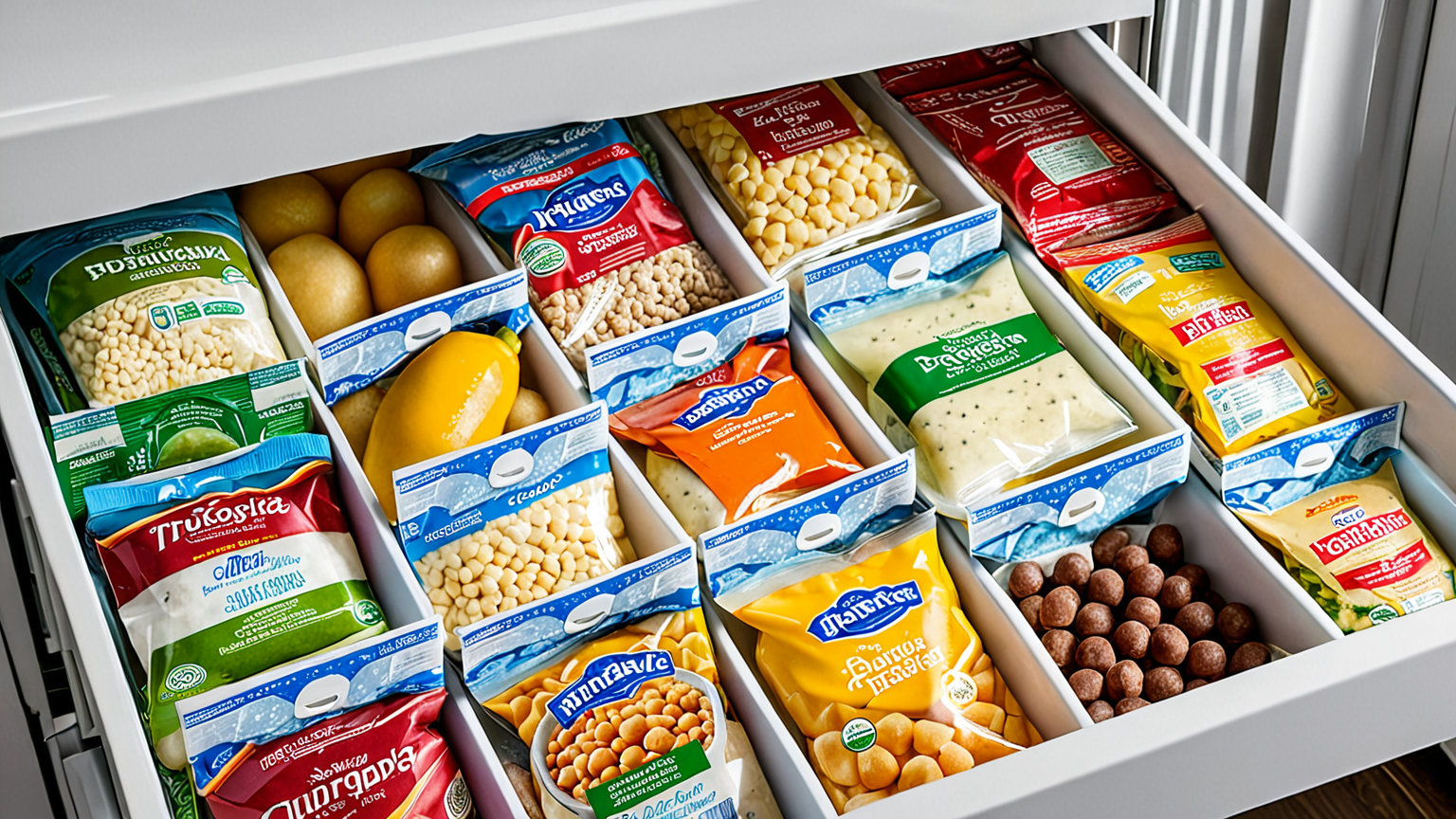 冷凍食品の正しい保存方法のイメージ