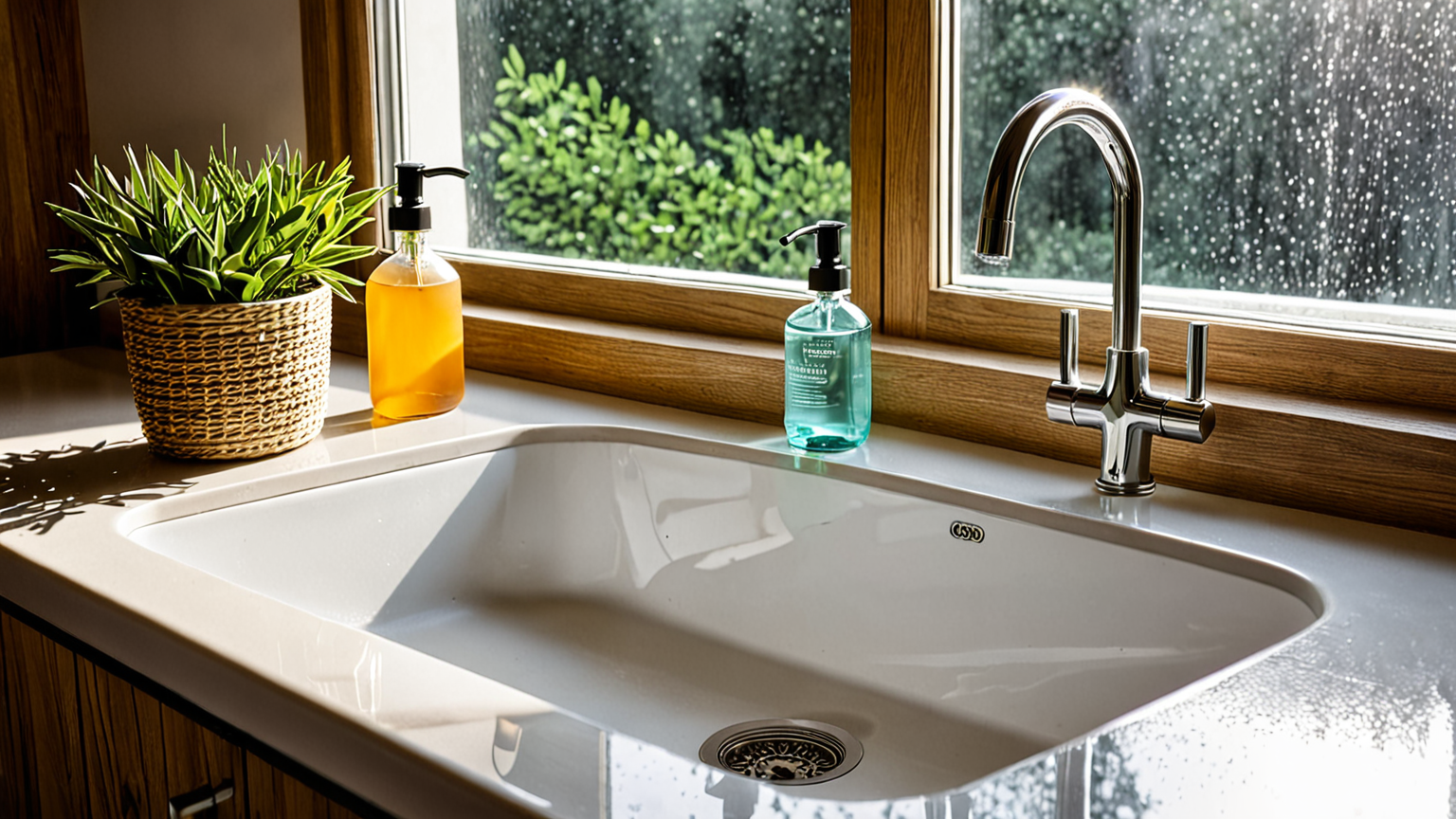 手洗いをする様子