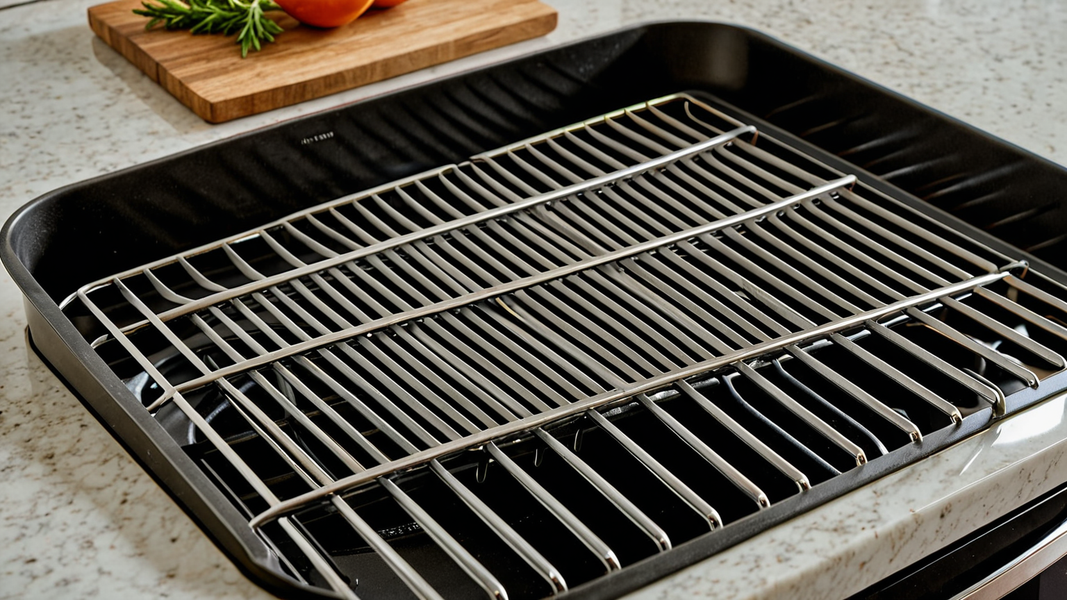 重曹ペーストを塗る五徳のアップ