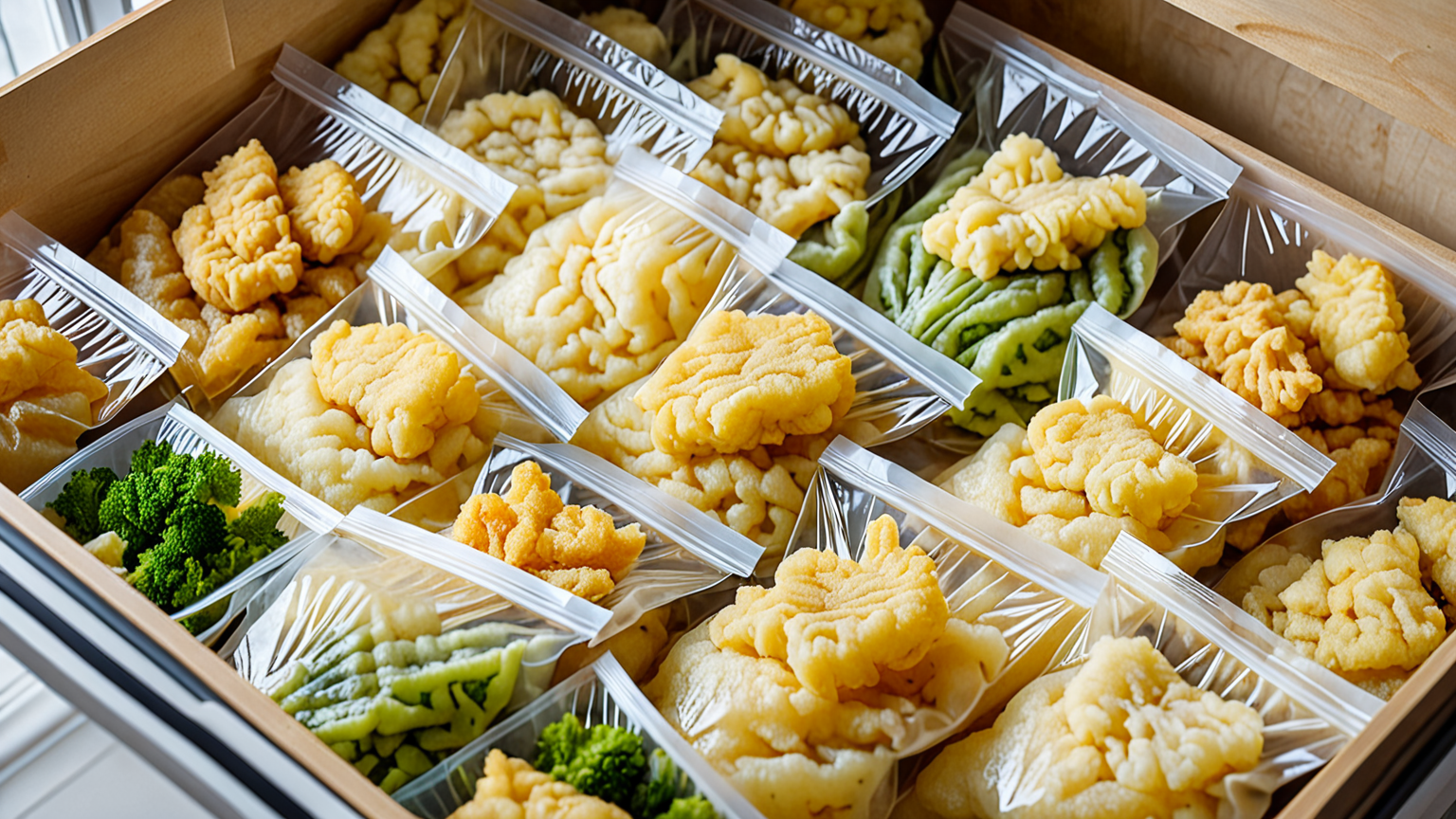 天ぷらの冷凍パック