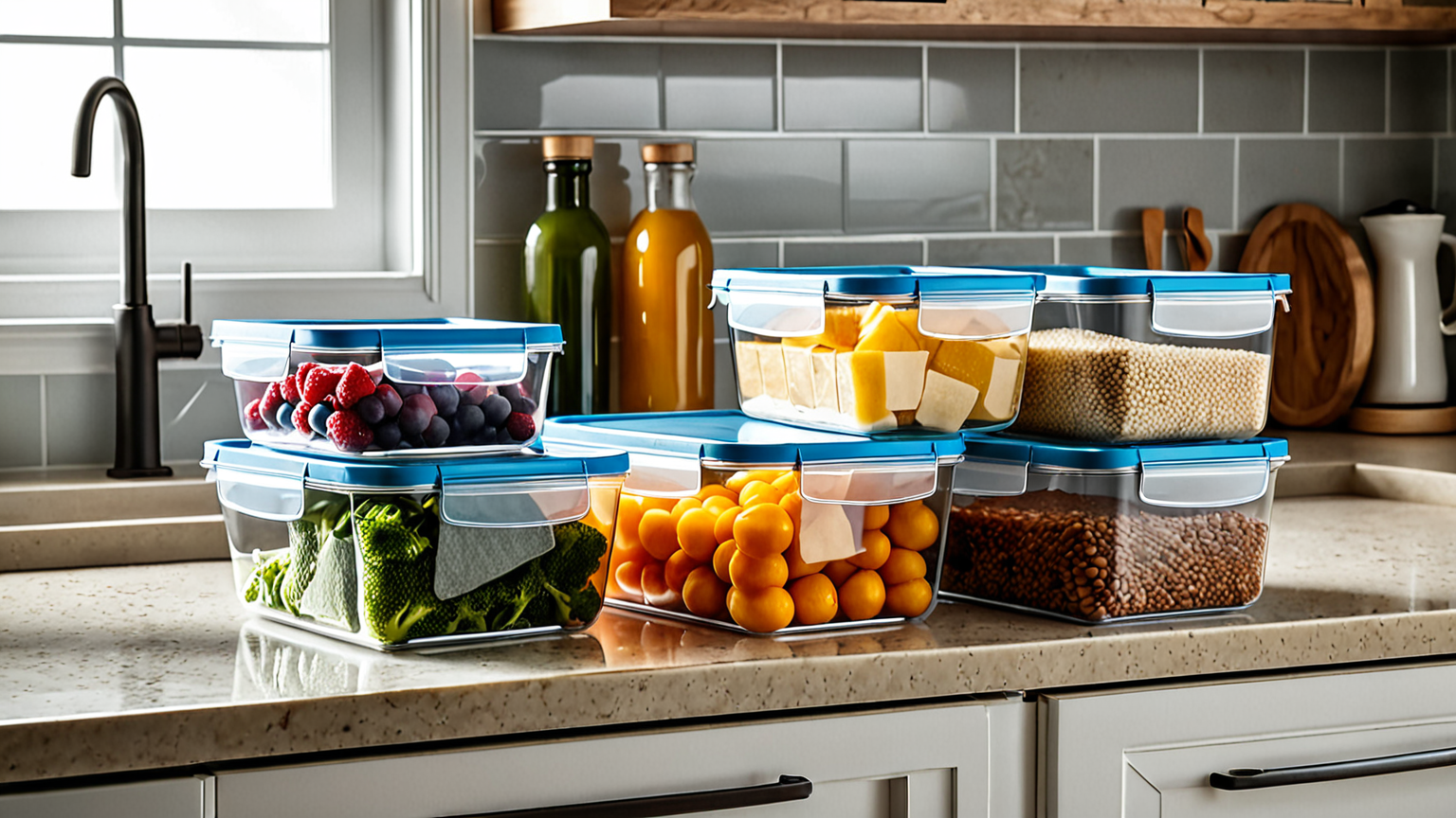 キッチン整理グッズと冷凍保存袋