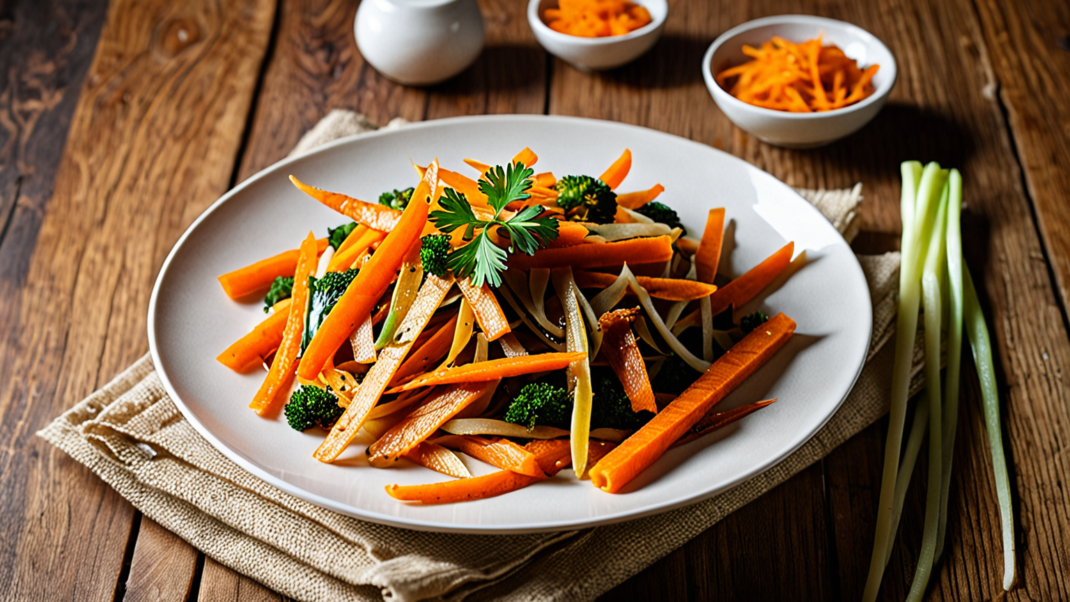 皮付き人参のきんぴら