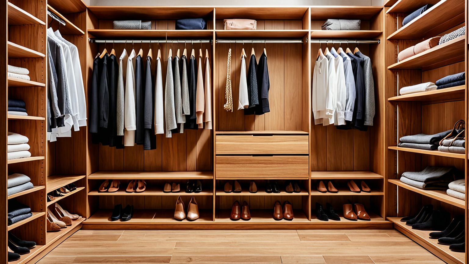 押入れにすのこを敷いている様子