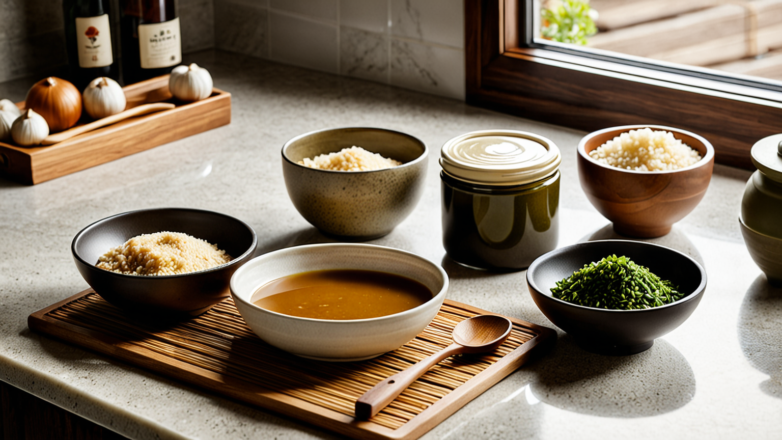 味噌を密閉容器に移し替える様子